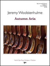 Autumn Aria Orchestra sheet music cover